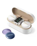 ANKER AnkerWork M650 Wireless Lavalier Microphone Pro Noise Cancellation with Swap Magnetic Colorful Covers-White