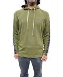 Tommy Hilfiger Long Sleeve Hoodie In Moss