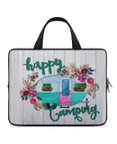 Happy Camping Laptop Bag Women Man 10 12 13 15 17 Inch Office Notebook Travel Computer Handbag Waterproof Bag Notebook Cover