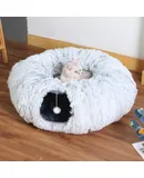 Pet Turbo Catnip Hurricane Cat Toy Interactive Double Cat Toy Ball Track for Cats and Kittens Green and Blue 16