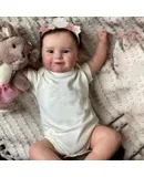 MoHern Realistic Reborn Baby Dolls, 20 Inches Lifelike Newborn Baby Doll Girl, Full Vinyl Body Poseable Real Baby Dolls with Accessories, Gift Set for Kids Age 3+