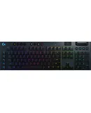 Logitech - G915 LIGHTSPEED Full-size Wireless Mechanical GL Linear Switch Gaming Keyboard with RGB Backlighting - Black-920-008954