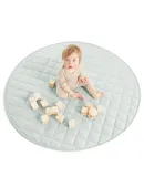 Stylish Baby Play Mat Soft Cotton Crawling Mat Creates a Great Play Gym Area for Your Baby Boy or Girl The Perfect Foldable Tummy Time Floor Playmat That Fits Nicely with Any Kids Playroom Decor