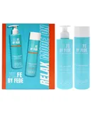 Active Lifestyle Relax Mode On by Fit.Fe By Fede for Women - 2 Pc 8.4oz The Refresher Body Wash, 8.4oz The Reviver Body Lotion