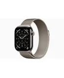 Apple Watch Series 11 GPS + Cellular 42mm Natural Titanium Case with Natural Milanese Loop