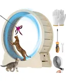 Interactive Cat Toys, Indoor Simulation Hunting Toys for Cats, Hunting Hood with Cat Ball