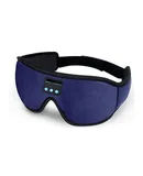 3D Sleep Mask Bluetooth Wireless Music Eye Mask, Side Sleep Headphones Sleep Mask with Bluetooth Headphones Slim Stereo Speakers Perfect for Sleeping-blue