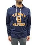 Tommy Hilfiger Long Sleeve Hoodie In Dark Navy