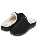 Mio Marino Men's Cuddles Memory Foam House Slippers-Black-7-8