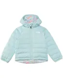 The North Face Kid's Reversible Perrito Hooded Jacket In Muted Pine