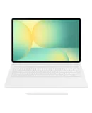 SAMSUNG Galaxy Book Cover Keyboard (with Trackpad) for Galaxy Tab S10 FE+ - AI Key for Galaxy Tab S10 FE+, Detachable Platform, PC-Like Experience, Wireless Keyboard Sharing, White