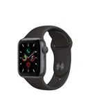 Apple Watch Series 5 (GPS, 44mm) - Space Gray Aluminum Case with Black Sport Band (Refurbished)