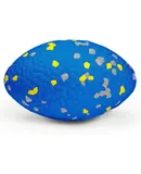 Upgrade Olive Dog Balls Rugby Toys for Aggressive Chewers, Indestructible Tennis Balls for Dogs (Blue)