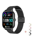 Y15 Smart Watch 1.81 Inch Sports Bracelet Bluetooth Call Heart Rate Touch Screen Smart Bracelet（Black）