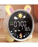 Alarm Clock for Kids, OK to Wake, 5 Colors RGBW Night Light Dual Alarm, SG7 Little Rabbit