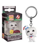 Funko Ghostbusters Stay Puft Marshmallow Man Glows Pocket Keychain Collectible