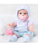 Lifelike Reborn Baby Dolls,12-Inch Realistic Newborn Girl Baby Doll with Doll Clothes & Accessories Best Birthday Set for Girls Age 3+