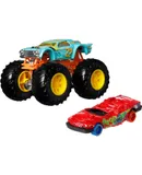 Hot Wheels Monster Trucks 1:64 Scale Night Shifter HKM18, Includes Hot Wheels Die Cast Car