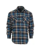 Gioberti Men's Plaid Checkered 100% Cotton Brushed Flannel Shirt
