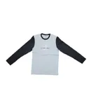 Calvin Klein Men's Long Sleeve Sleepwear Shirt In Grey Heather/black
