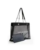 Belle & Bloom Women's Wild Lover Tote Bag in Black/White