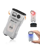 WUBEN X3 Mini Flashlight with Charging Base and Magnet 180 Degree EDC Rechargeable Keychain Flashlight Ip65 Waterproof Pocket Flashlight 10 Mode Type-C Charging Lanyard for Camping, Outdoor, Gift