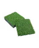 4 pieces simulated lawn pet grass for indoors fake grass carpet artificial turf mat artificial grass carpet grass mat do it yourself plastic green