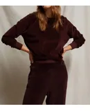 Perfectwhitetee Stella Sweatshirt In Blackberry