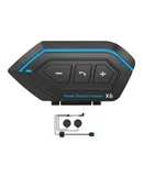 Motorcycle Helmet Headset BT5.0 Waterproof Helmet Intercom Headphone Noise Reduction Support Hands-Free Calling Auto-Answer Stereo Music
