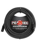 Pig Hog 8mm XLR Microphone Cable Male to Female 50 Ft Fully Balanced Premium Mic Cable