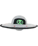 World's Tuffest Soft Dog Toy AlienUFO SqueakerMultiple Layers. Made Durable, Strong & Tough. Interactive Play (Tug, Toss & Fetch). Machine Washable & Floats. (Regular)