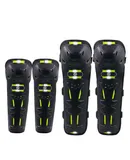 Motorcycle knee pads, elbow pads, four-piece set, riding off-road protective gear, windproof, fall-proof, autumn and winter warm leggings for all seasons