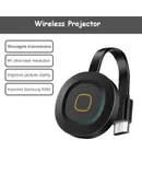 Wireless HDMI screen projector screen sharing adapter 2.4G transmission channel suitable for Apple Android ipad new performance flagship version 4K black