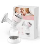 Electric breast pump, 12-speed power automatic strong suction milking machine massage painless mute device LED display