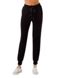 Ariella Sequin Drawstrings Jogger In Black
