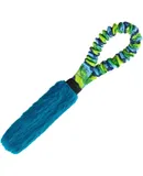 Pocket Fauxtastic | Durable Bungee Tug Toy for Dogs | Ideal for Interactive Dog Training and Dogs of All Ages | Made of Faux Fur and Comes in 3 Vibrant Colours | 13 x 7.5 inches in Size