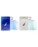 Nautica Classic Blue Kit by Nautica for Men 2 Pc Kit 2 x 3.4oz EDT Spray