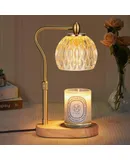 GEEZO Fragrance Candle Warmer Lamp，Electric Candle Warmer with Timer & Dimmer，Style C