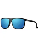 Rectangular Polarized Sports Sunglasses for Men Women Cycling Driving Fishing UV400 Protection
