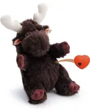 Moose Heart Beat Dog Toy for Puppy Soft Plush Stuffed Animal Dog Pal with Heartbeat for Puppy Small Medium Large Breed, Ideal for Comfort & Anxiety Relief Medium