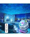 Star Projector, Galaxy Projector for Bedroom, Remote Control and White Noise Bluetooth Speaker, LED Night Light for Kids Room, Adult Home Theater, Party, Living Room Decoration