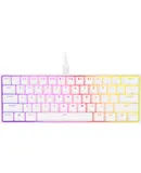 CORSAIR - K65 RGB Mini Wired 60% Mechanical Cherry MX SPEED Linear Switch Gaming Keyboard with PBT Double-Shot Keycaps - White-CH-9194114-NA