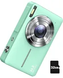 Roll over image to zoom in
Digital Camera, FHD 1080P Camera, Digital Point and Shoot Camera with 16X Zoom Anti Shake, Compact Small Camera for Boys Girls Kids
