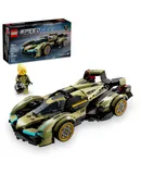 LEGO Speed Champions Lamborghini Lambo V12 Vision GT Super Car, Formula 1 Vehicle Toy, Driving Playset, Buildable Model Set for Kids, Lamborghini Car, Gift for Kids and Gaming Fans, F1 Toy Car, 76923