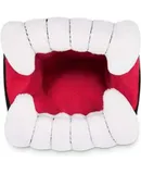 P.L.A.Y. Cute Plush Dog Toys Howling Haunts Halloween Themed Durable Squeaker Chew Toy, Great for Puppies & Small, Medium, Large Dog Machine Washable, Recycled Material (Barky's Bite Vampire Fang)