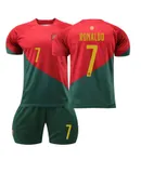 Ronaldo Portugal Soccer Football Jersey No.7. Sports Fans Outdoor T-Shirt Boys Kids Youth Jersey Shirt Socks Soccer Shirt Gift Kit Set
