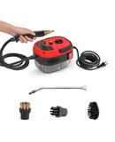 2500W Portable Handheld Steam Cleaner High Temperature Pressurized Steam Cleaning Machine with Brush Heads for Kitchen Furniture Bathroom Car