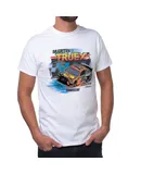 NASCAR Mens Classic Crew Tee - Martin Truex Jr - 2 White by DelSol for Men - 1 Pc T-Shirt (S)