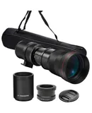 420-1600mm f/8.3 HD Manual Super Telephoto Zoom Lens for Canon EOS M50 M50 II M100 M200 M6 M6 II M7 M7II