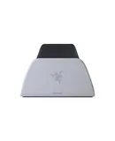 Razer Quick Charging Stand for PlayStation 5: Charge - Curved Cradle Design Matches PS5 DualSense Wireless Controller One-Handed Navigation USB Powered White (Controller Sold Separately)